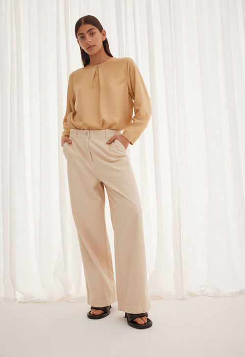 Jac+Jack Trades Cotton Twill Pant - Duster Neutral